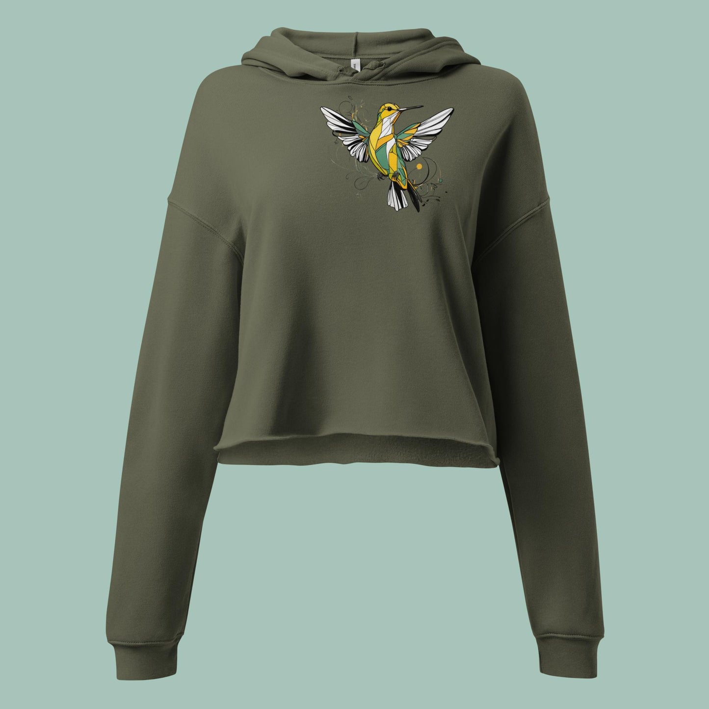 Wings of Whimsy Crop Hoodie