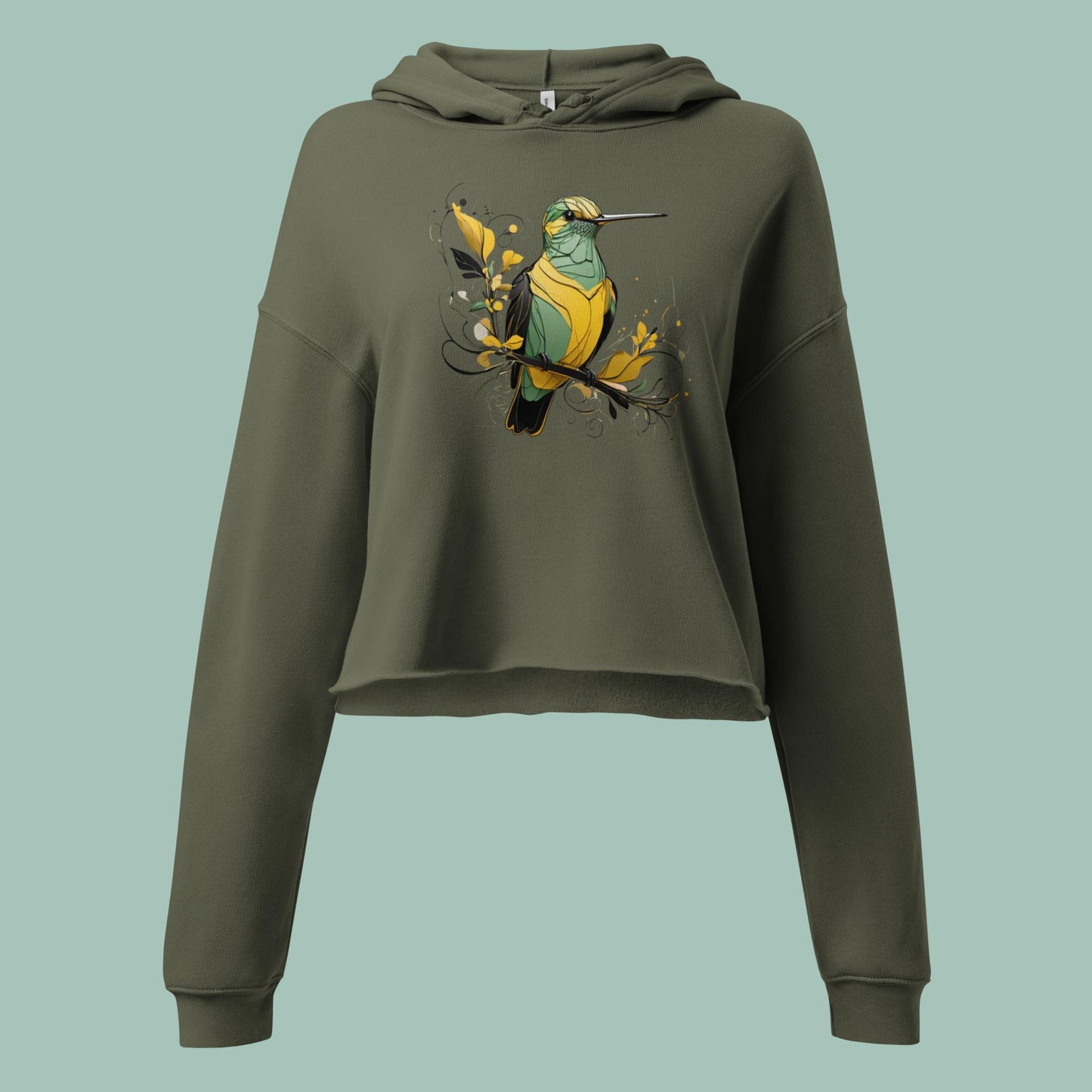 Wings of Whimsy Crop Hoodie