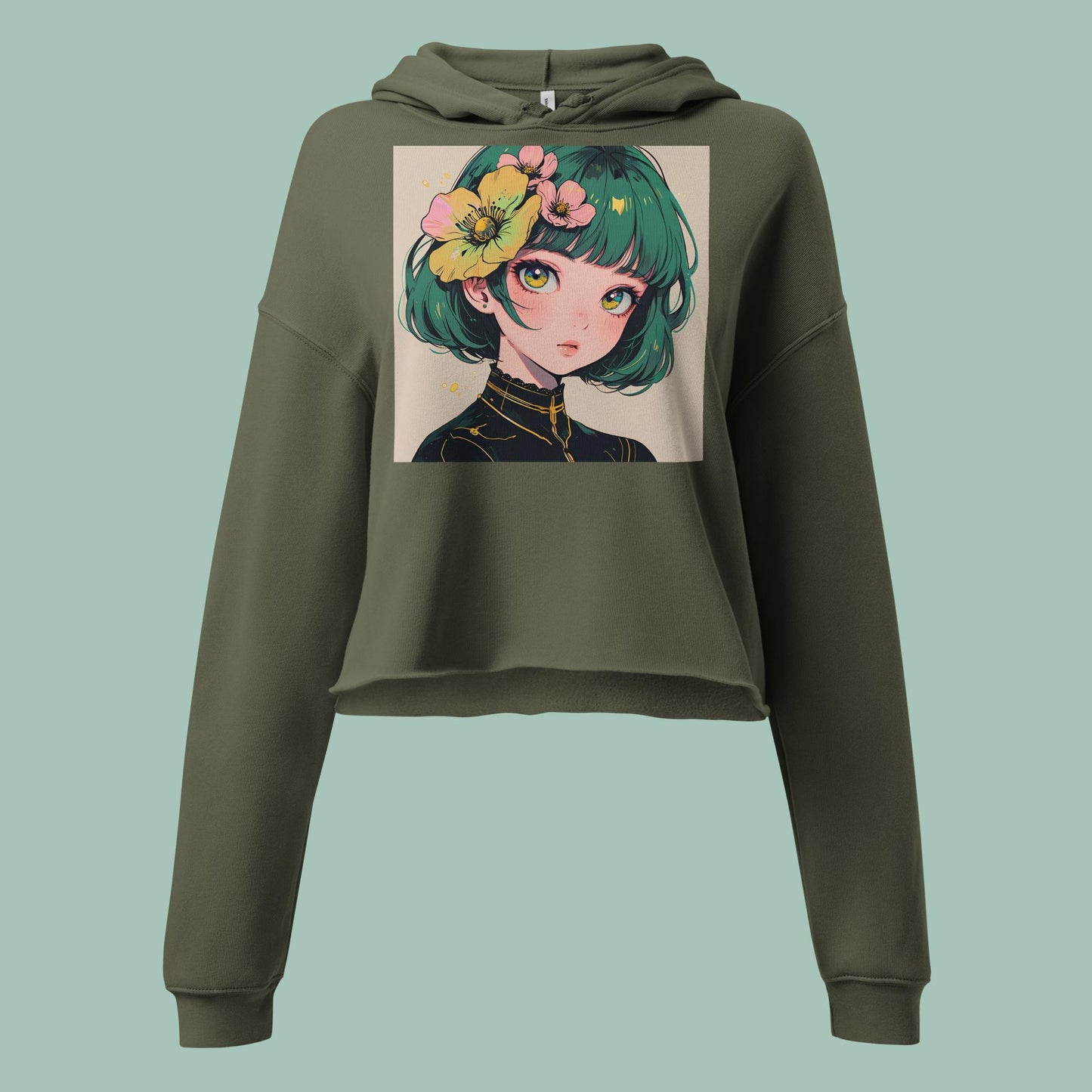 Blooming Beauties Crop Hoodie