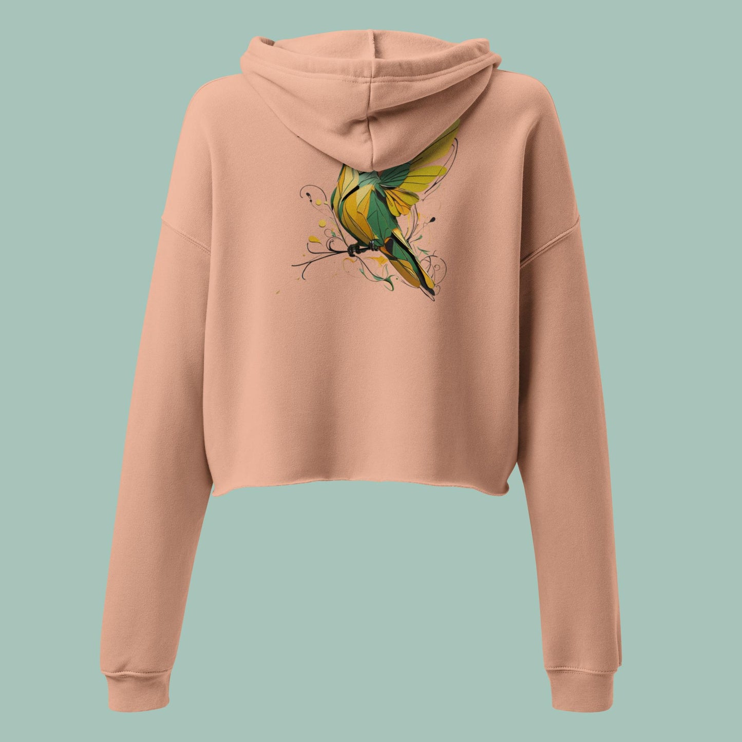 Wings of Whimsy Crop Hoodie