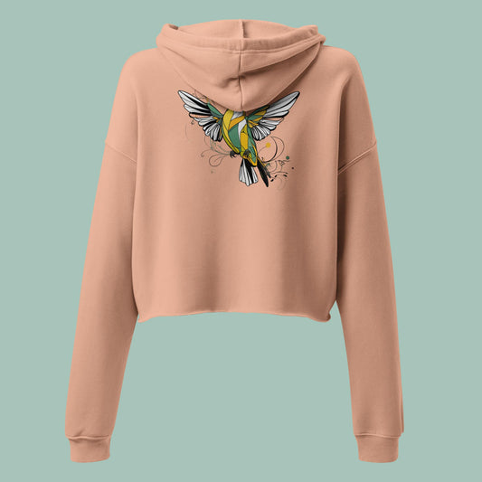 Wings of Whimsy Crop Hoodie