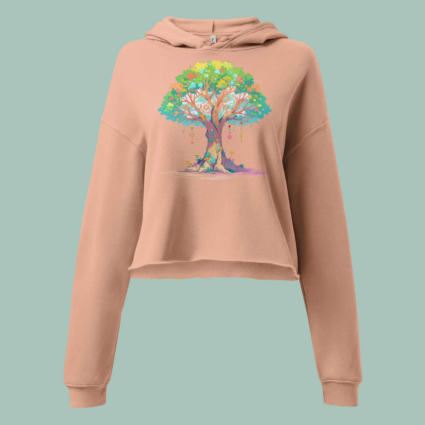 Eternal Roots Crop Hoodie