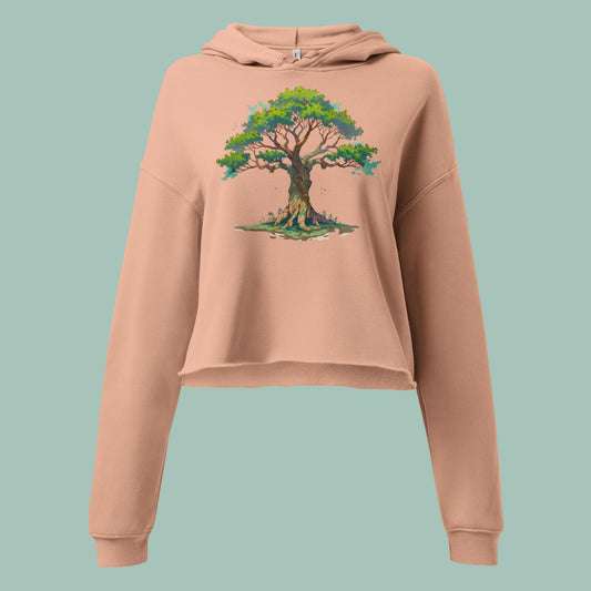 Eternal Roots Crop Hoodie