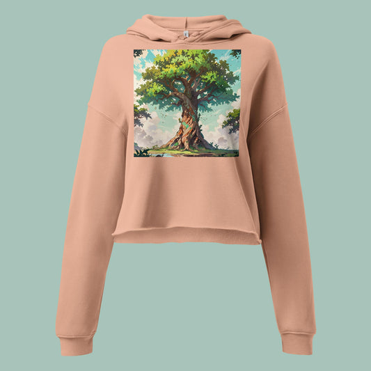 Eternal Roots Crop Hoodie