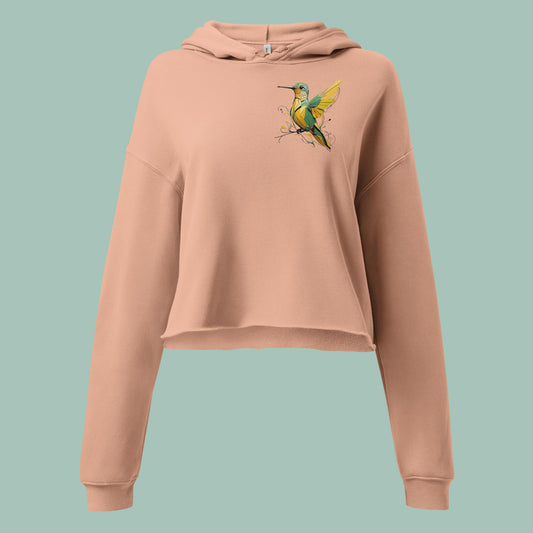 Wings of Whimsy Crop Hoodie