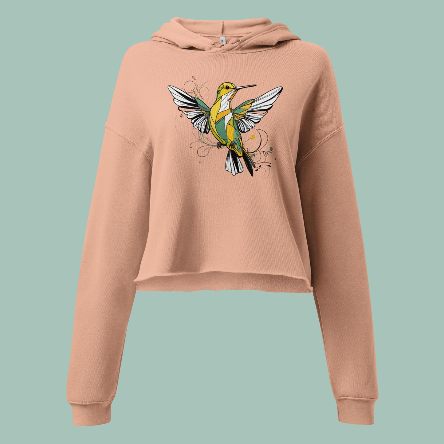 Wings of Whimsy Crop Hoodie