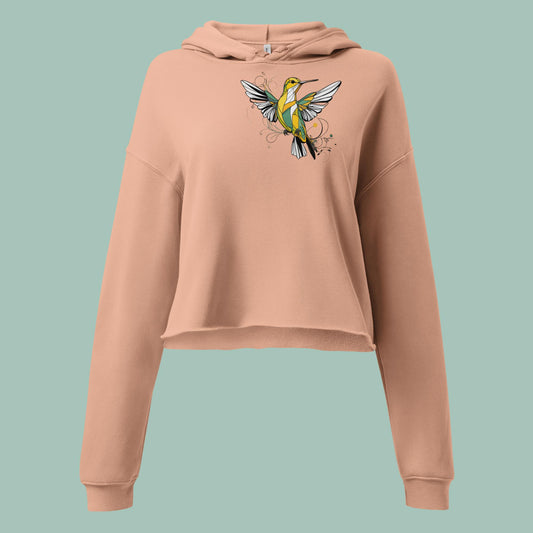 Wings of Whimsy Crop Hoodie