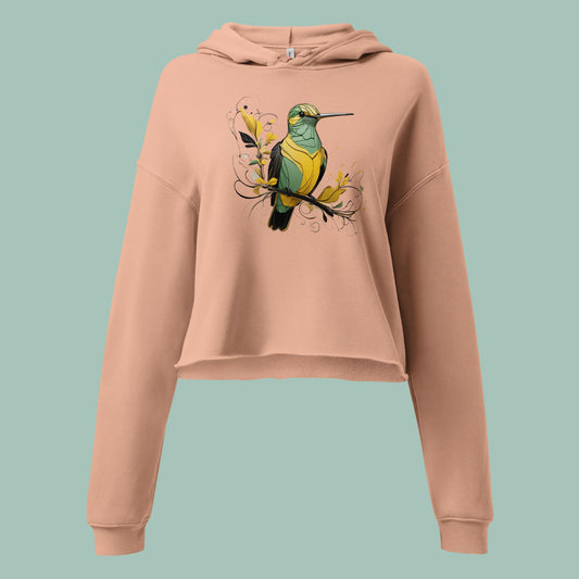 Wings of Whimsy Crop Hoodie