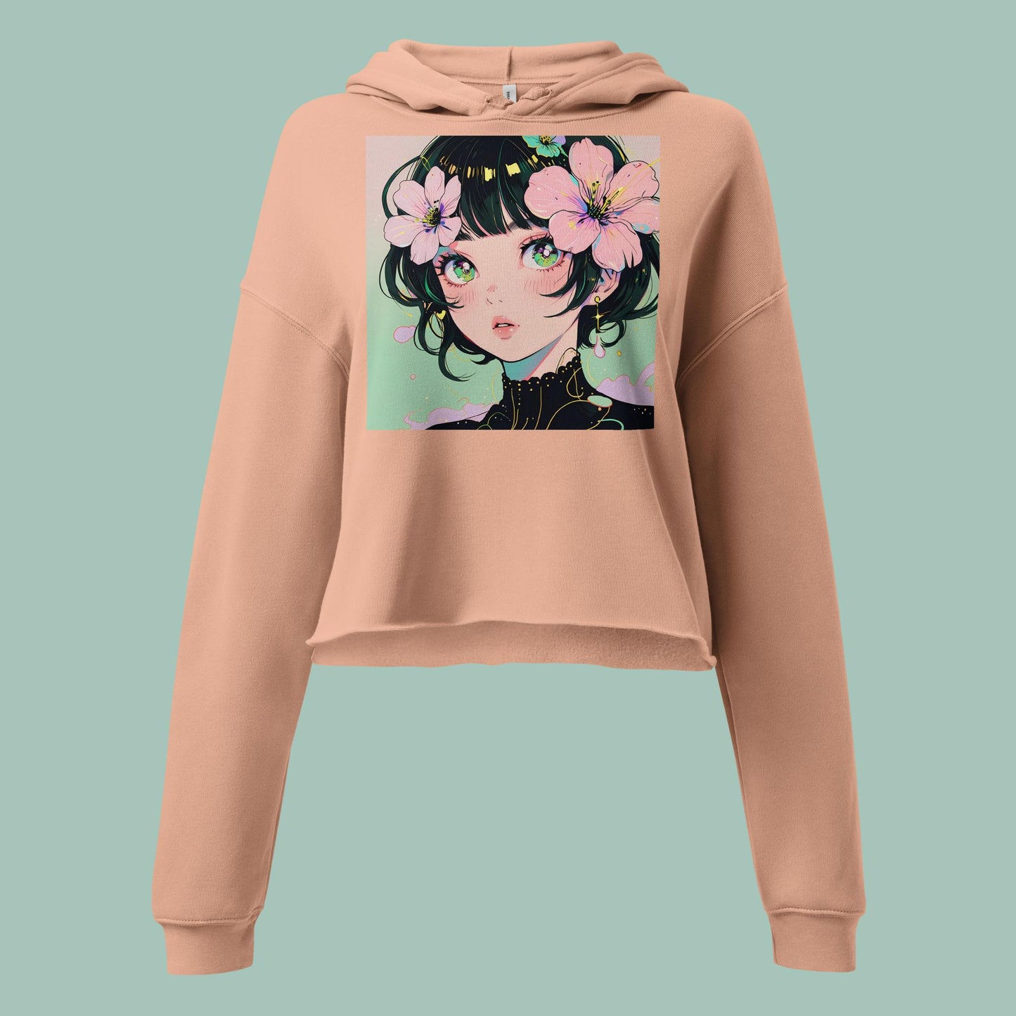 Blooming Beauties Crop Hoodie