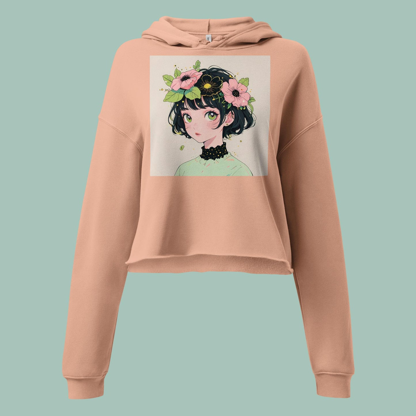 Blooming Beauties Crop Hoodie