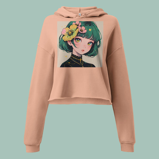 Blooming Beauties Crop Hoodie