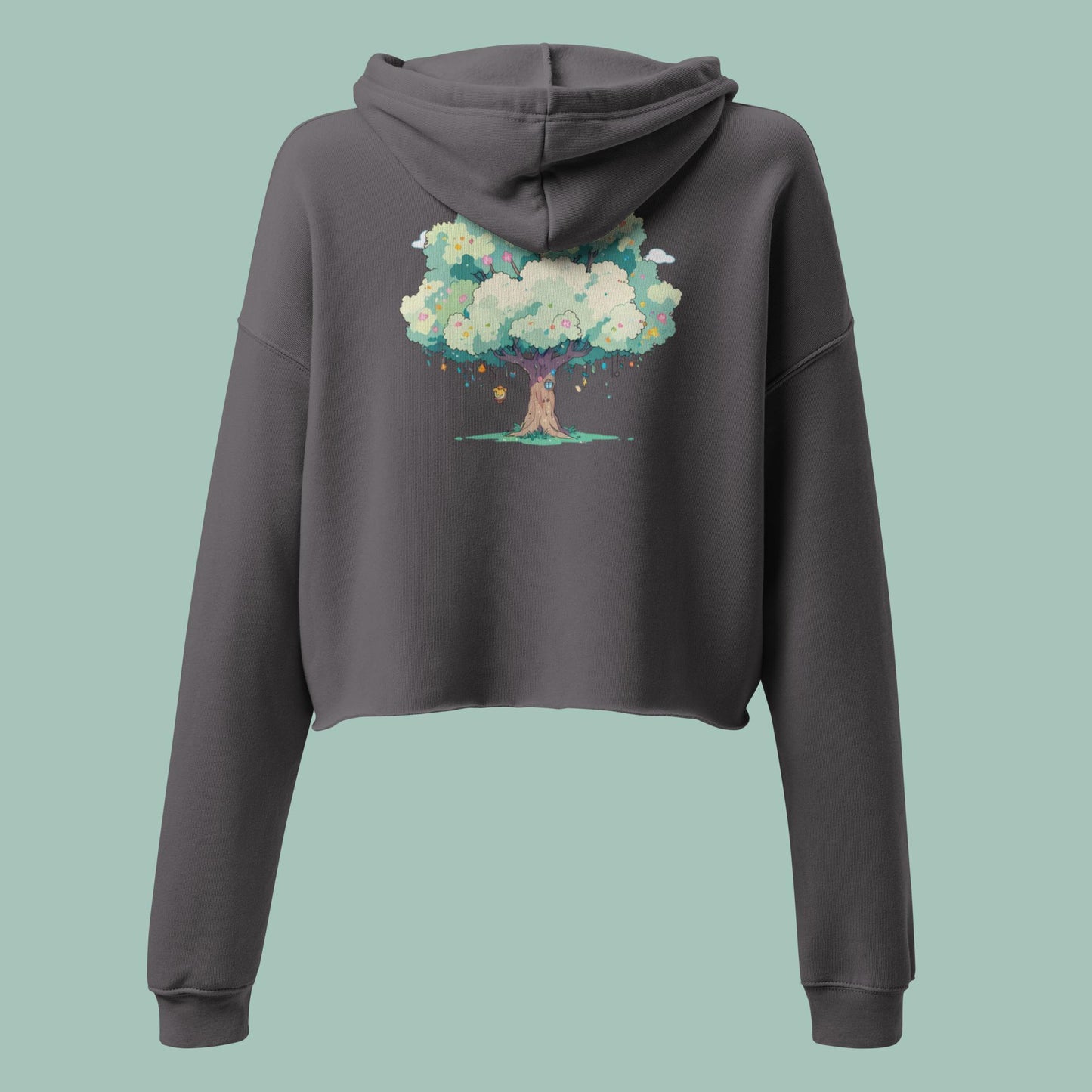 Roots of Eternity Crop Hoodie