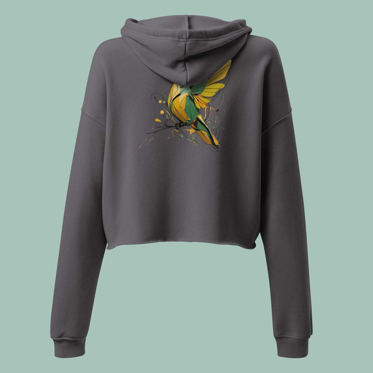 Wings of Whimsy Crop Hoodie