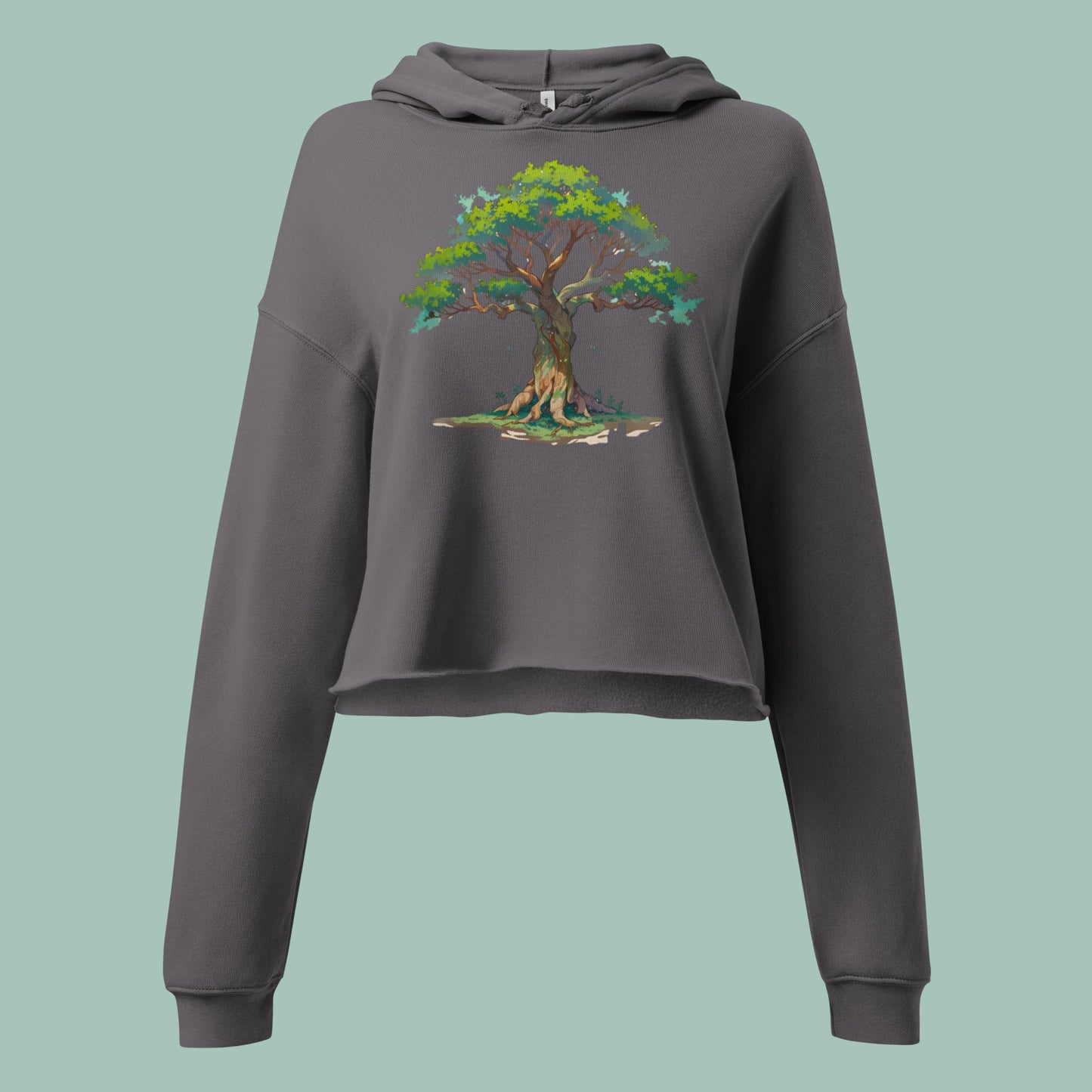 Eternal Roots Crop Hoodie