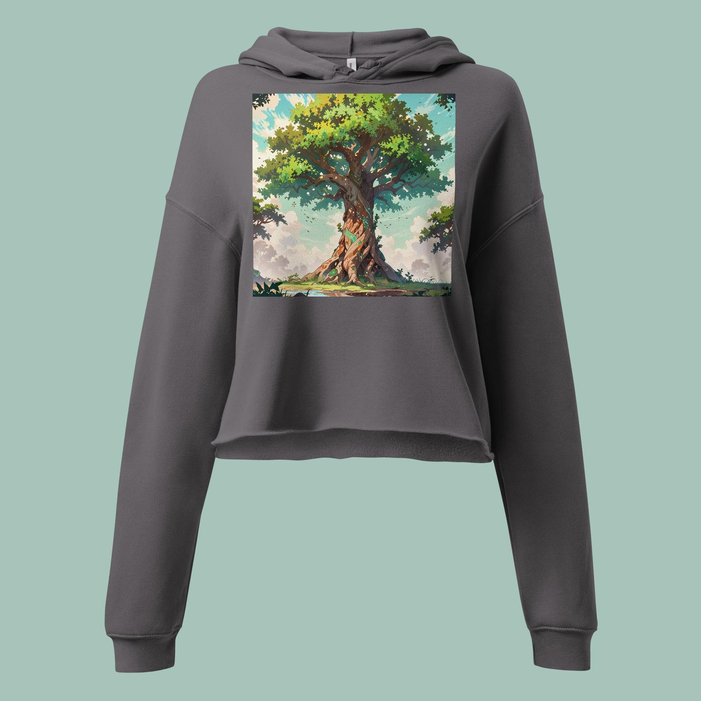 Eternal Roots Crop Hoodie