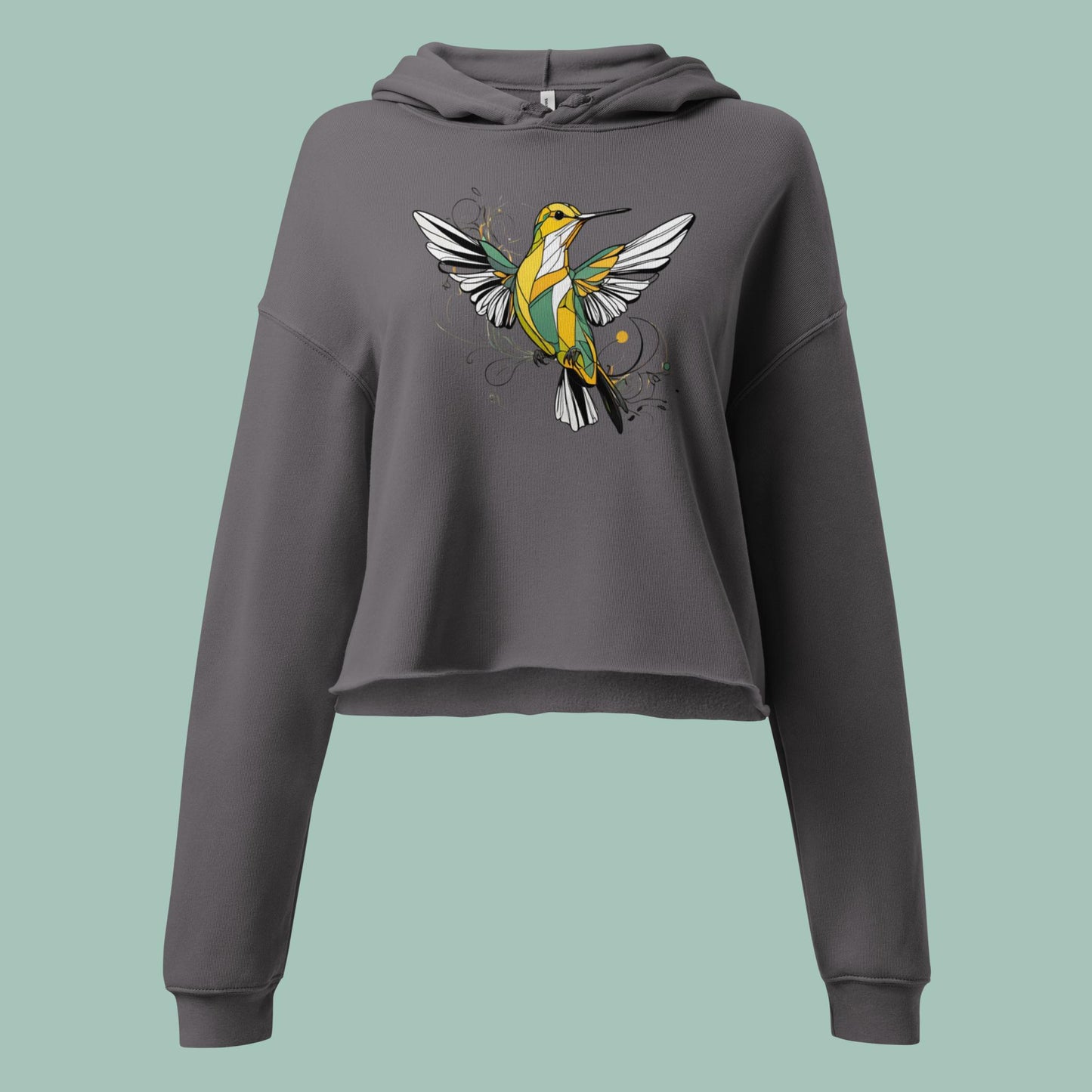 Wings of Whimsy Crop Hoodie