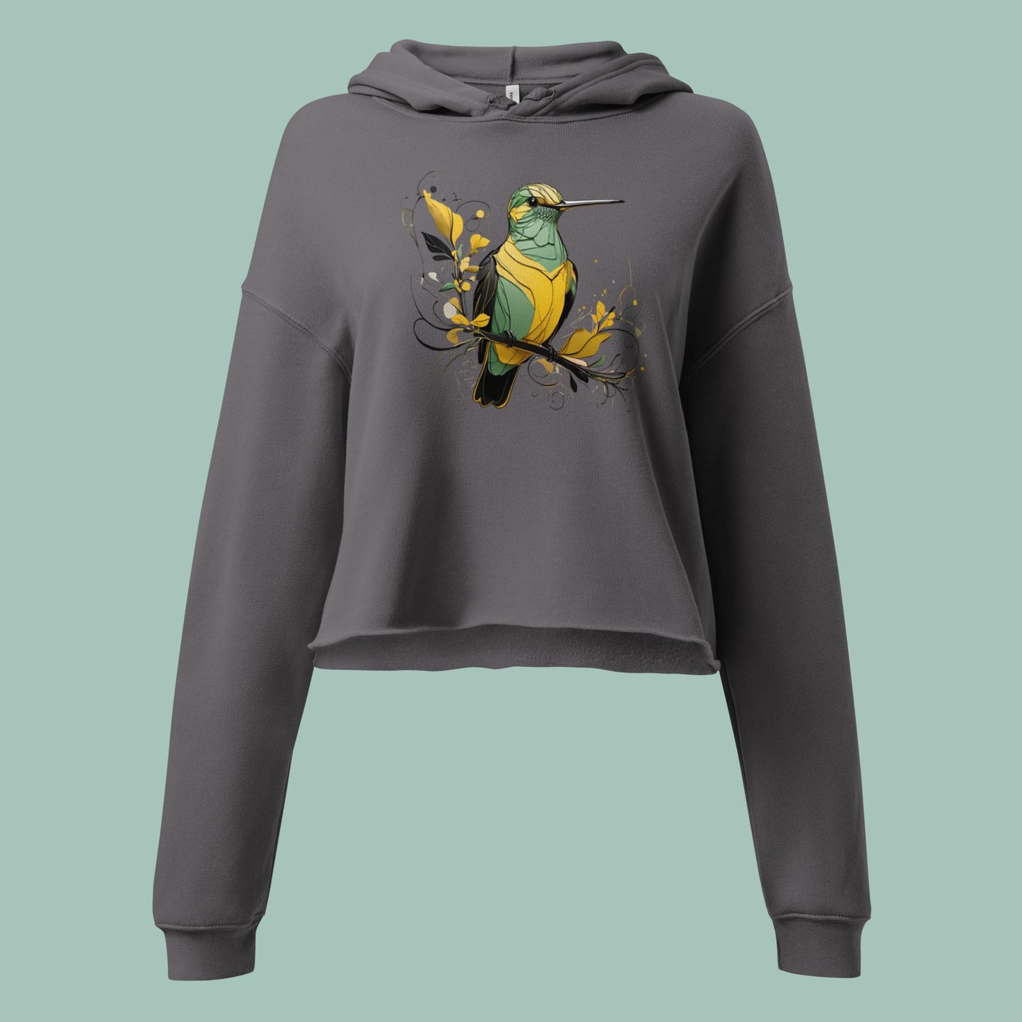 Wings of Whimsy Crop Hoodie