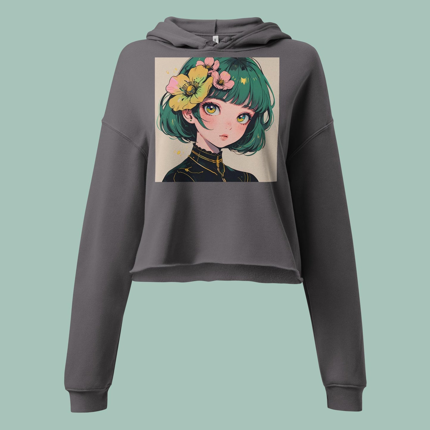 Blooming Beauties Crop Hoodie