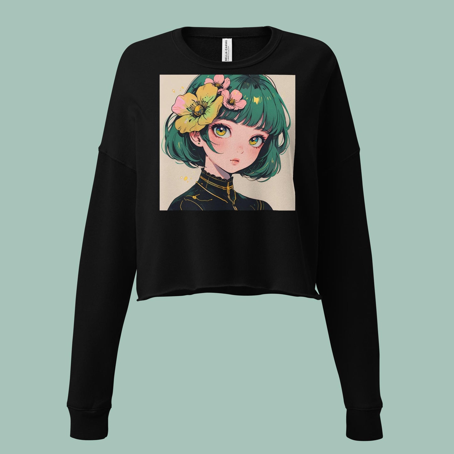 Blooming Beauties Crop Sweatshirt