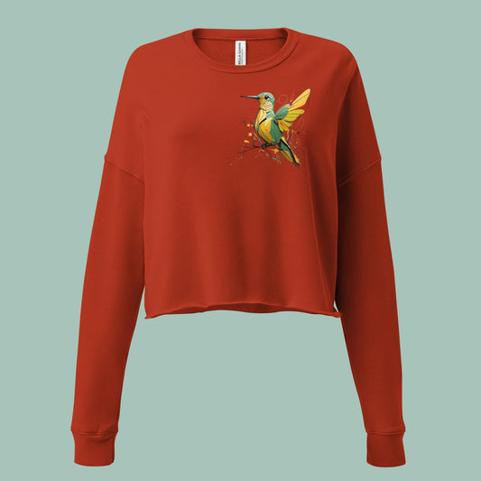 Wings of Whimsy Crop Sweatshirt