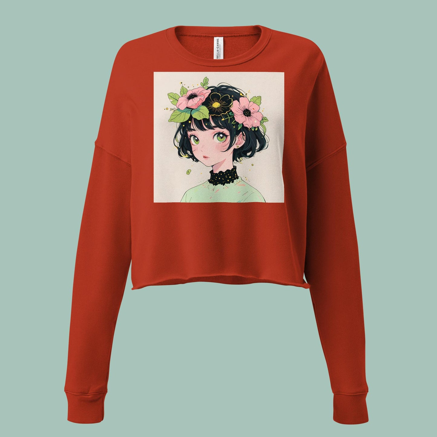 Blooming Beauties Crop Sweatshirt