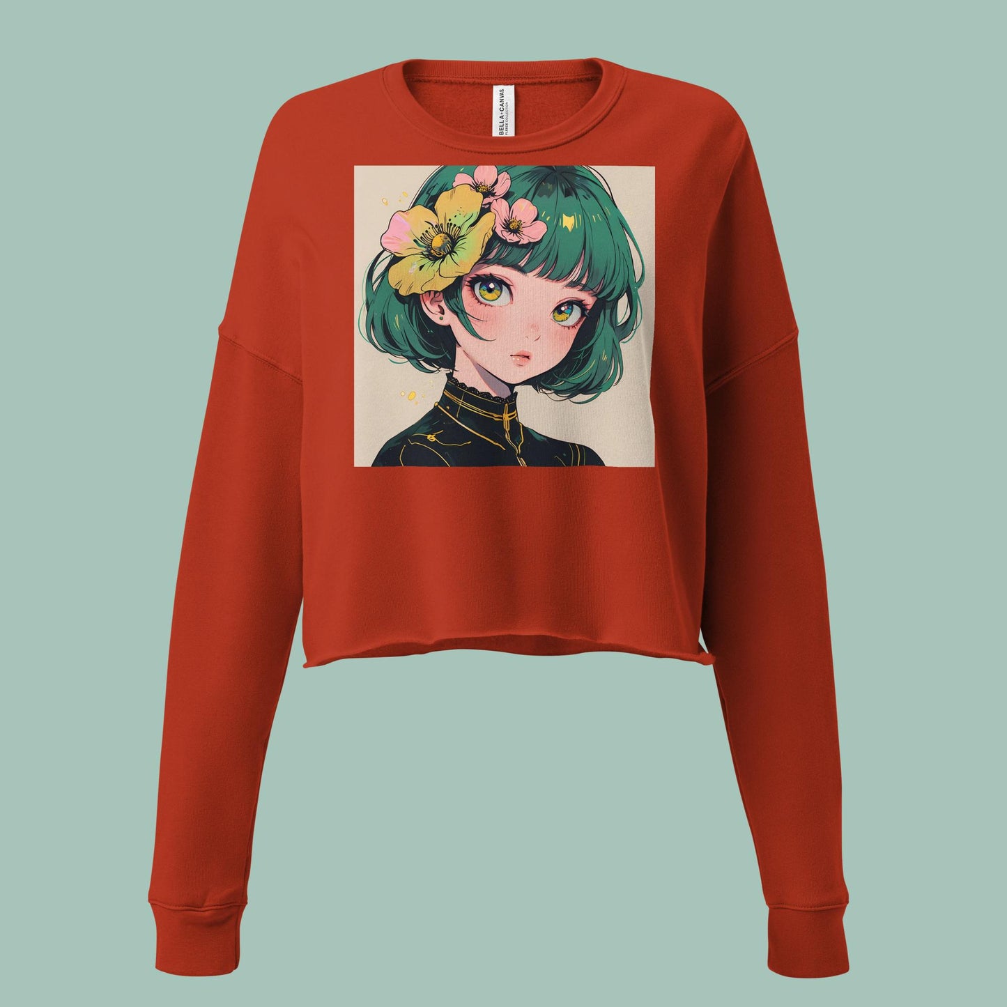 Blooming Beauties Crop Sweatshirt