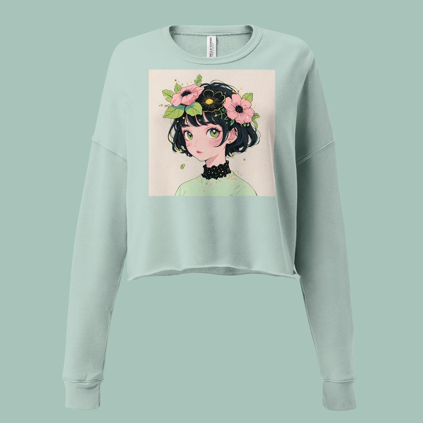 Blooming Beauties Crop Sweatshirt