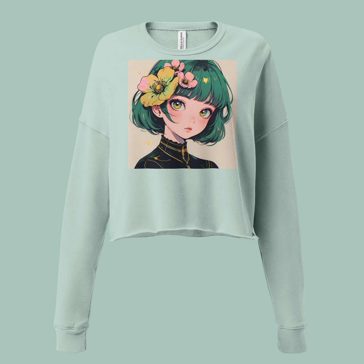 Blooming Beauties Crop Sweatshirt