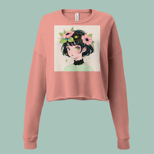 Blooming Beauties Crop Sweatshirt