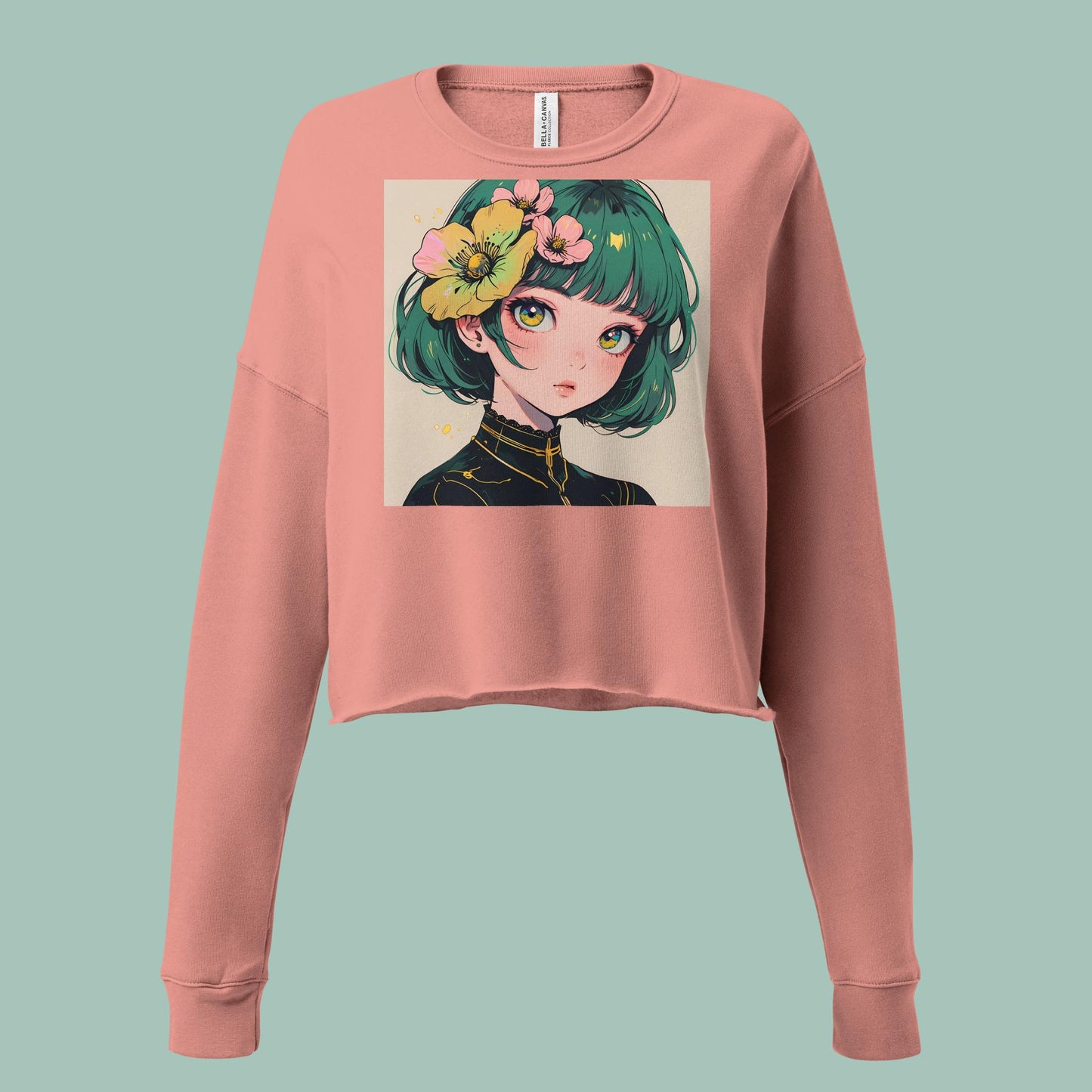 Blooming Beauties Crop Sweatshirt