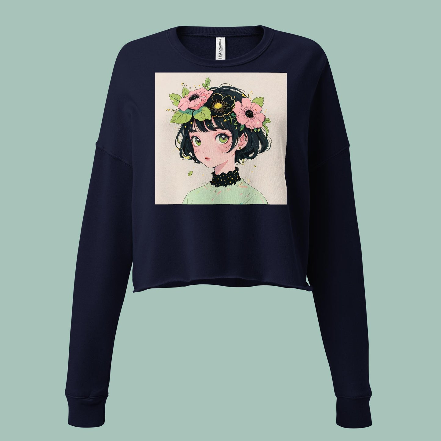 Blooming Beauties Crop Sweatshirt