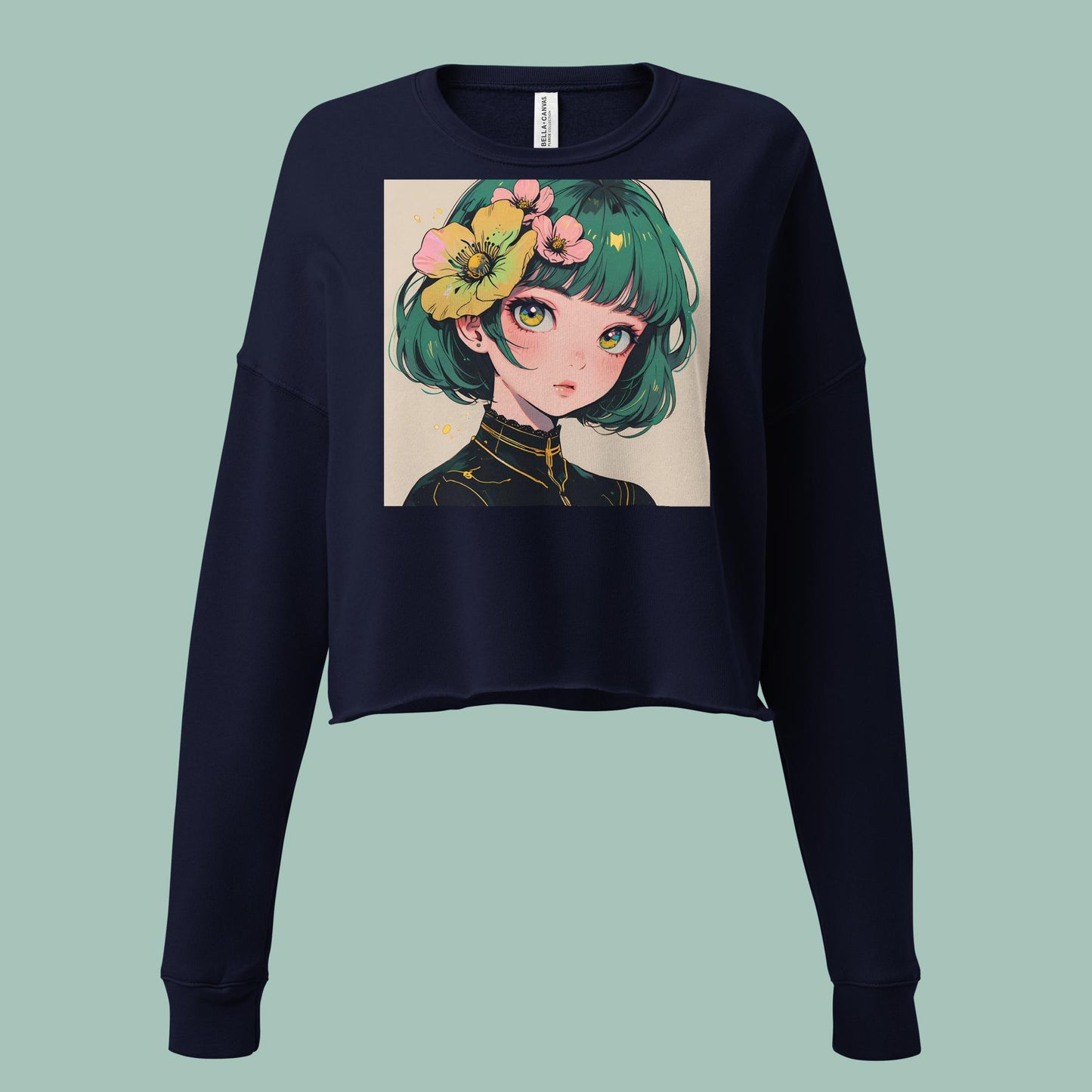 Blooming Beauties Crop Sweatshirt