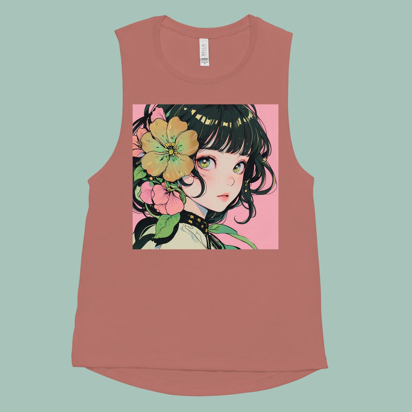 Blooming Beauties Ladies’ Muscle Tank