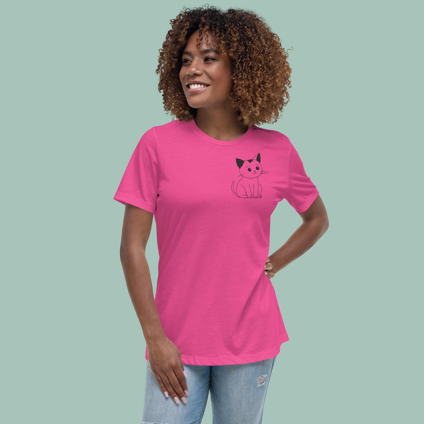 Purr & Simple Women's Relaxed T-Shirt